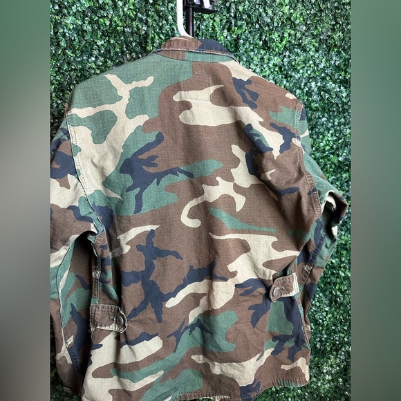 US Army BDU Camo Military Jacket - Small - Picture 8 of 10